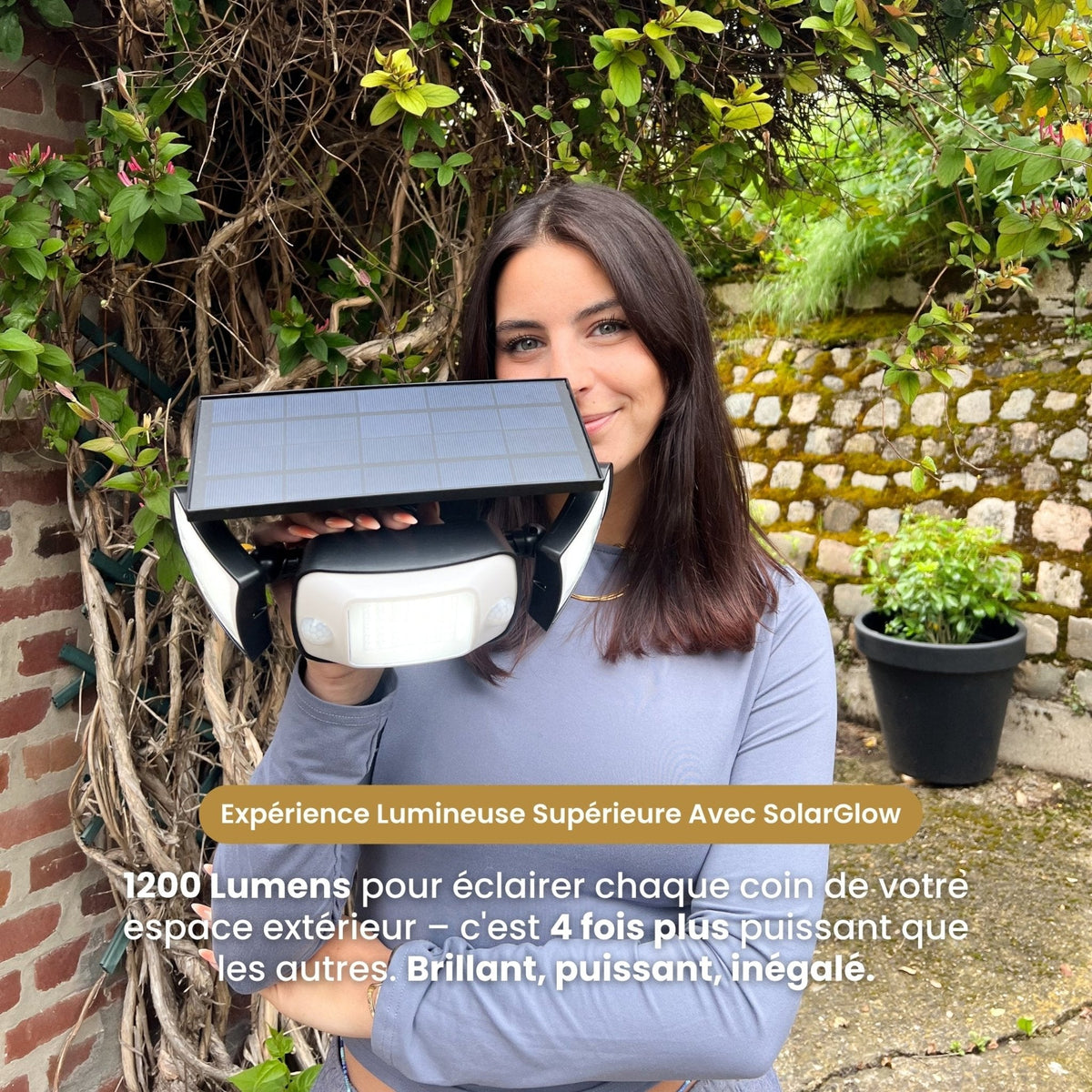 Lampe solaire la nuit